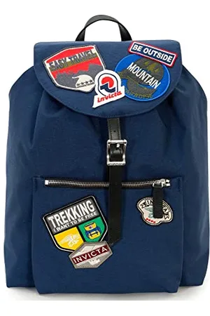Invicta Zaino a lpino Heritage Patch, , Borsa Donna, Viaggio y Tempo Libero, Eco Material, 20 Lt