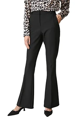 Koton Flare Leg-Pantaloni a Gamba Alta, tascabili Casual, (999), 46 Donna