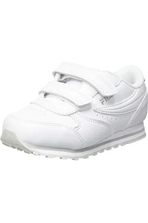 Fila Orbit Infants Scarpe da ginnastica Unisex - Bimbi 0-24, White/Gray Violet, 23 EU