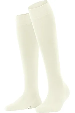 Falke Softmerino W Kh Lana Cotone Al Ginocchio Tinta Unita, Calzini lunghi Donna, , 39-40