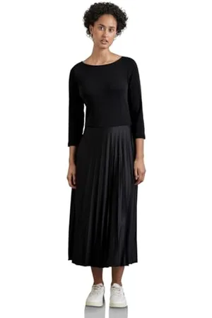 Street one A144225 Abito Midi con Mix di Materiali, , 40 Donna
