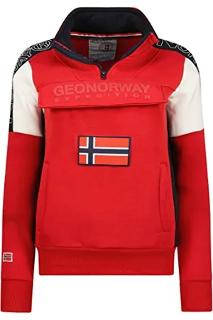 Geographical Norway Fagostino Lady - Donna Zip Hoodie Tasche - Felpa Maglione Giacca Cappuccio Maniche Lunghe - Abito Ideale Stagione Primavera Estate Autunno Inverno ( S-taglia 1)