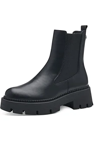 Tamaris Donna Stivaletti, Signora Stivaletti con Piattaforma,TOUCHit,Stivali Mezzo,Stivale Piattaforma,Boots,Stivali,Piatto,Black Uni,39 EU