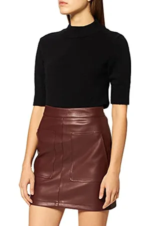 NA-KD Pocket Detail PU Skirt Gonna, , 52 Donna