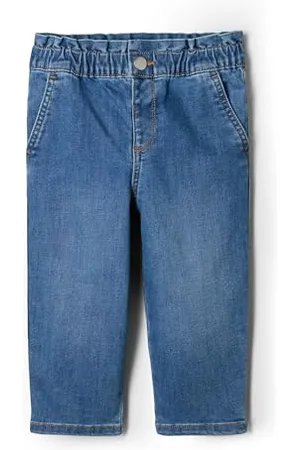Amazon X Sofia Grainge Jeans A Gamba Dritta con Volant Bimba, , 6-9 Mesi