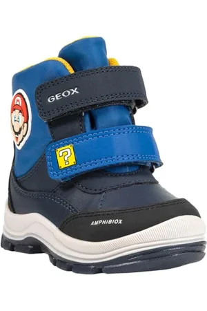 Geox B FLANFIL Boy B ABX, Scarpone da Neve, Navy/Royal, 26 EU