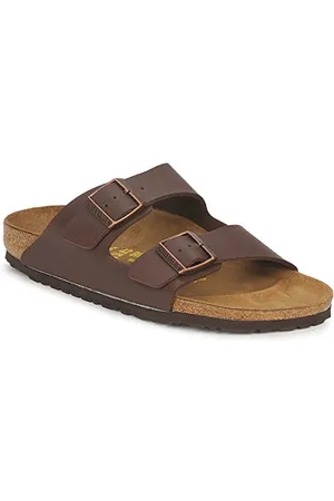 Birkenstock 51703 Arizona Sandali unisex adulto, Marrone (Dunkelbraun), 36