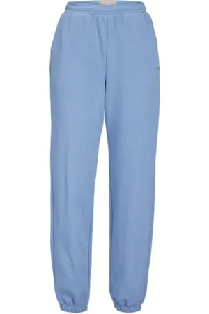 JJXX Jxabbie RLX HW Every Pants Swt Noos Pantaloni Felpati, Silver Lake Blue/Print: Bijou Blue Logo, L Donna