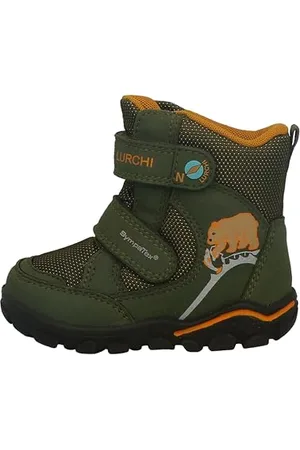 Lurchi 63L1083008, Stivali da Neve, Moss Green-Yellow, 26 EU Larga