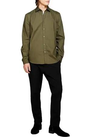 Sisley Shirt 5P57SQ02R, Camicia Uomo,