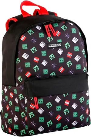 Minecraft Zaino Scuola Americana TNT, Unisex-Bambini e Ragazzi, , L