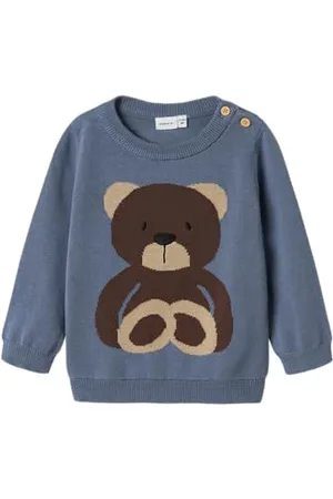 NAME IT Nbmrosol LS Knit Maglione Lavorato a Maglia, , 68 Bimbo