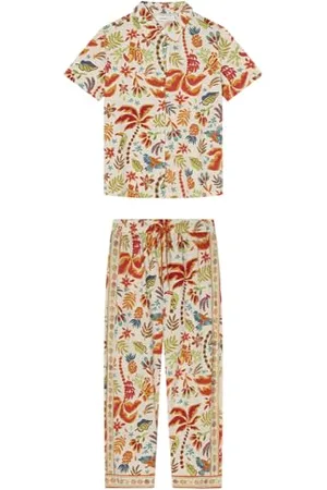 Women secret Pigiama a Maniche Corte Multilicense Jungle Set, , L Donna