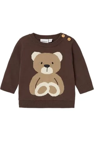 NAME IT Nbmrosol LS Knit Maglione Lavorato a Maglia, , 80 Bimbo