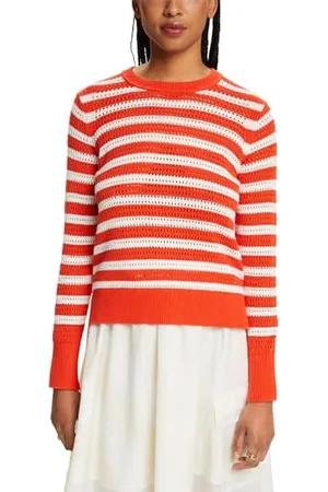 ESPRIT 034ee1i305 Maglione, 882 Bright Orange, M Donna