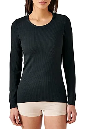 Damart Tee Shirt Manches Longues. Maglia, (Noir 56680-17010), 58 (Taglia Produttore: XX-Large) Donna