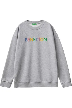 Benetton Maglia G/C M/L 3J68U100F Felpa con Cappuccio, , XS Uomo