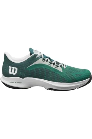 Wilson Hurakn PRO, Tennis Shoe Uomo, Evergreen/White/Black, 40 2/3 EU