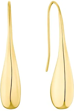 QS by s.Oliver Orecchini in Acciaio inox da Donna, 2,7 cm, oro, Fornito in confezione regalo, 2035765