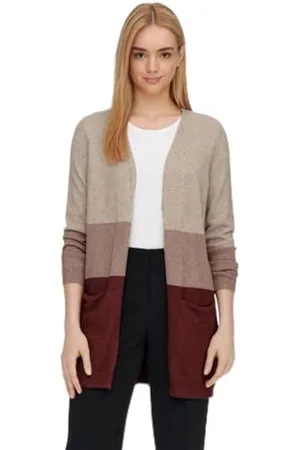 ONLY Onlqueen L/S-Cardigan Lungo Knt Noos Maglione, , XS Donna