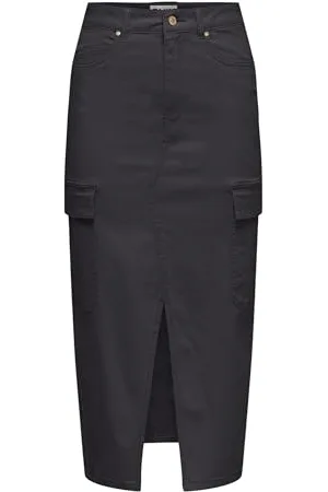 ONLY Onllola HW Cargo Long Slit Skir Pnt Noos Gonna, , M Donna