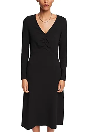 ESPRIT 112ee1e307 Vestito, 001/Nero, M Donna