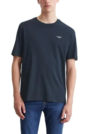 Marc O’ Polo Marc OߴPolo Denim Uomo T-Shirt in Cotone bio Regular Fit, Blu (Navy Teal), L