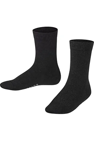 Falke Family K So Cotone Sostenibile Tinta Unita, Calzini Unisex - Bambini e ragazzi, , 31-34