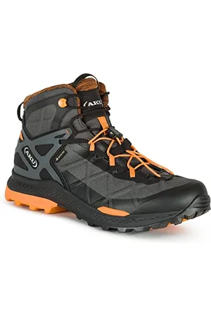 Aku Rocket Mid Dfs GTX, Stivali SENDERISMO Uomo, Black/Orange (Nero, Arancione), 41.5