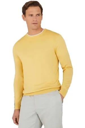 Hackett Capri Colors Maglieria Uomo, (Soft Yellow), S