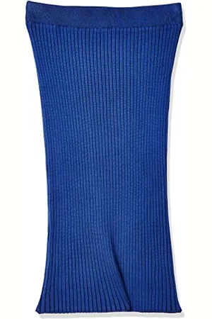 VERO MODA VMWILLOW Below Knee Rib Skirt GA Gonna in Maglia a Coste, , L Donna