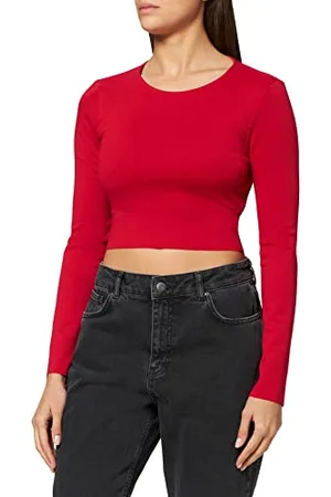 KENDALL + KYLIE KENDALL & KYLIE K&K W Turtleneck Drapped Top KKW354018 Camicia da Donna, , Medium (Pacco da 8) Womens