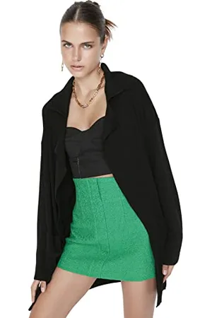 Trendyol Donna Regular Standard Scollo a V Maglieria Cardigan Maglione, , M