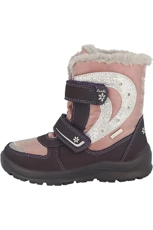Lurchi 63L1073008, Stivali da Neve, Pink-Purple-Grey, 35 EU Larga