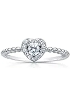 MONTEVERDI MONJ-RG0299 - Anello da donna in sterling 925 rodiato con zirconi, sterling, Nessuna pietra preziosa