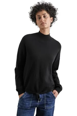 Street one A302965 Felpa Corta con Collo a Tartaruga, , 52 Donna
