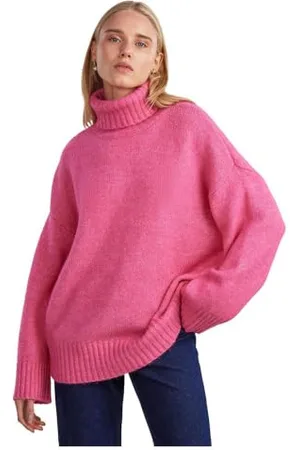 Pieces® Pcnancy LS Loose Roll Neck Knit Noos BC Maglione, , M Donna