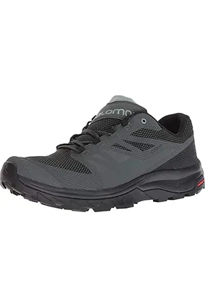Salomon Outline Gore-Tex, Impermeabile, Uomo, Scarpe da Trekking, Grigio (Urban Chic/Black/Green Milieu), 42 2/3 EU