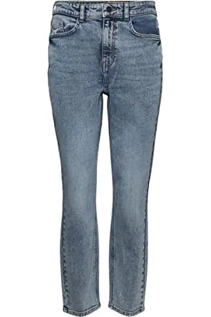 Noisy May Nmkaty HW Slim Mom Jeans Az172lb Noos, , 29W x 32L Donna