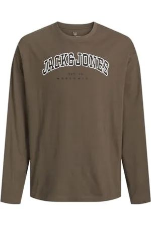 JACK&JONES JUNIOR Jjecaleb Varsity Tee LS O-Neck SN Mni Maglietta a Maniche Lunghe, , 128 cm Bambini e Ragazzi
