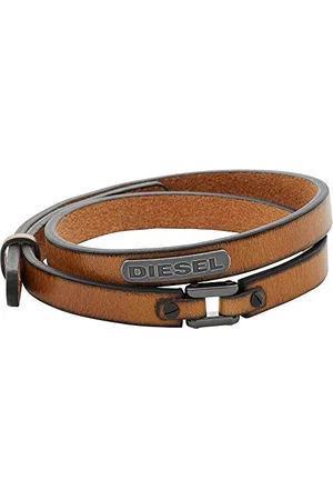 Diesel Bracciale Da Uomo, 18 Cm - 19,5 Cm Bracciale In Pelle , DX0984040