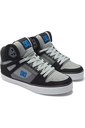 Dcshoes Pure Se, Scarpe da Ginnastica Uomo, Nero/Grigio/Blu, 46 EU
