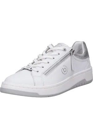 Bugatti 435-AI305, Scarpe da Ginnastica Donna, Bianco/Argento, 36 EU