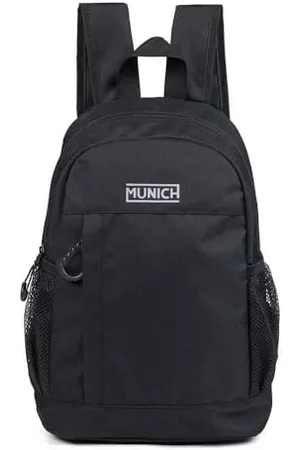 Munich Gym Sports Backpack Slim Small Black Fw24, Unisex-Adulto