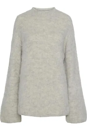 Pieces® Pcmala LS-Maglia a Collo Alto Noos BC Maglione Lavorato, , M Donna
