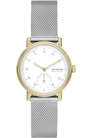 Skagen Kuppel Orologio per donna, movimento al quarzo con cinturino in acciaio inossidabile o in pelle
