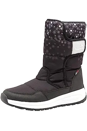 KangaROOS K-Fluff RTX, Stivali da Neve, Nero (Jet Black/Vapor Grey 5007), 25 EU