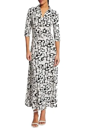 Morgan 231-rlilo Vestaglia, Bianco/Nero, XS Donna