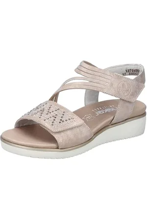 Rieker V3764, Sandali Donna, Colore: Rosa, 42 EU