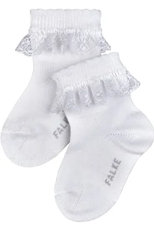 Falke Romantic Lace B So cotone tinta unita 1 paio, Calzini Unisex - Bimbi 0-24, , 74-80